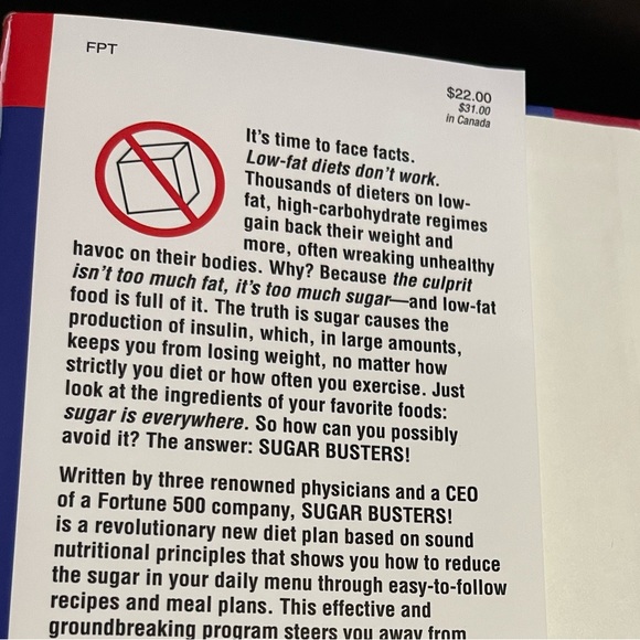 Sugar Busters Hardcover Book - Picture 5 of 6